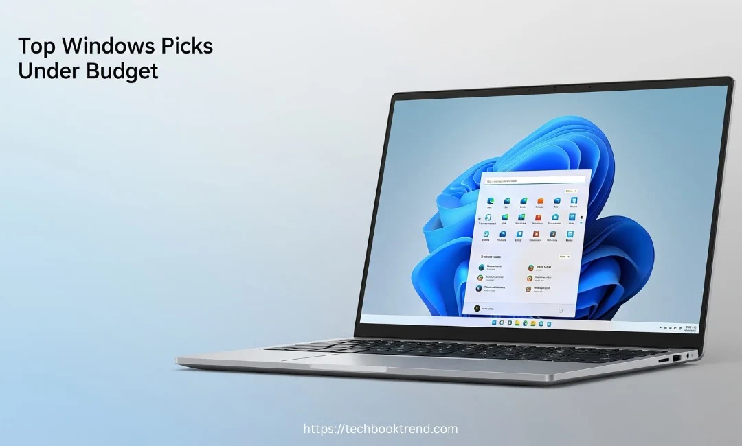 Budget-friendly Windows 11 laptop with sleek design, featured in top affordable Window picks guide.