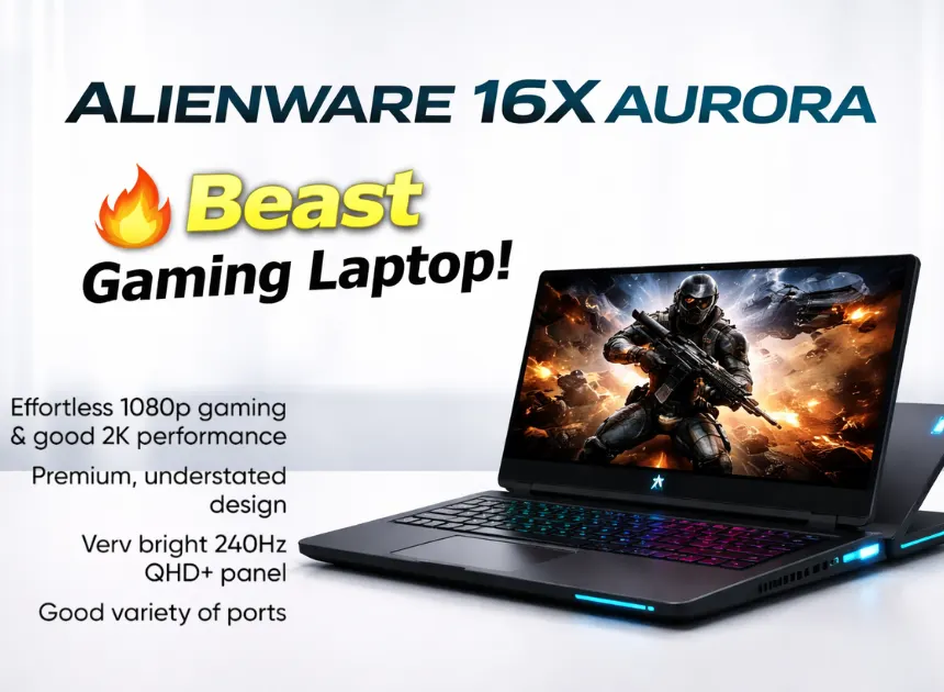 Alienware 16X Aurora Review: Powerful Gaming Laptop with Premium Feel
