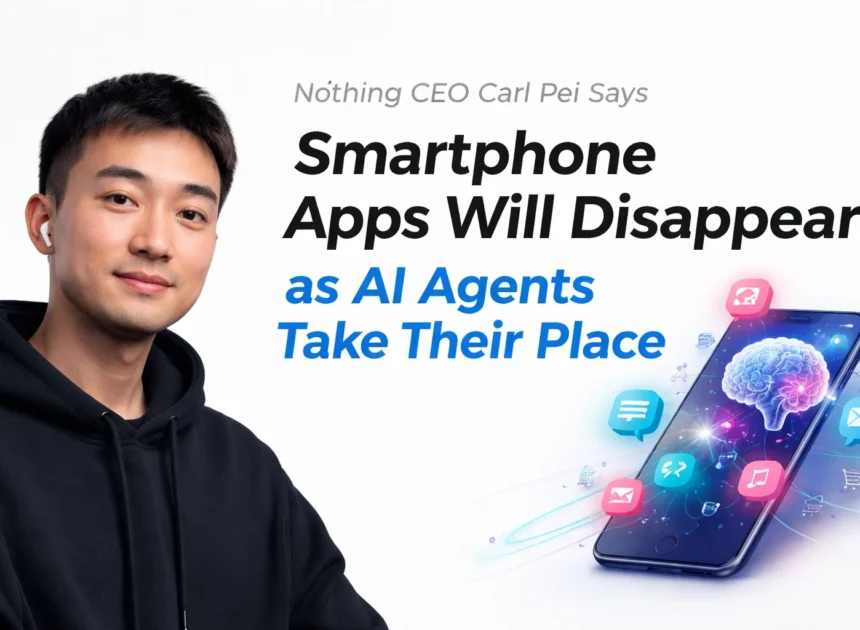 Nothing CEO Carl Pei Says Smartphone Apps Will Disappear as AI Agents Take Their Place