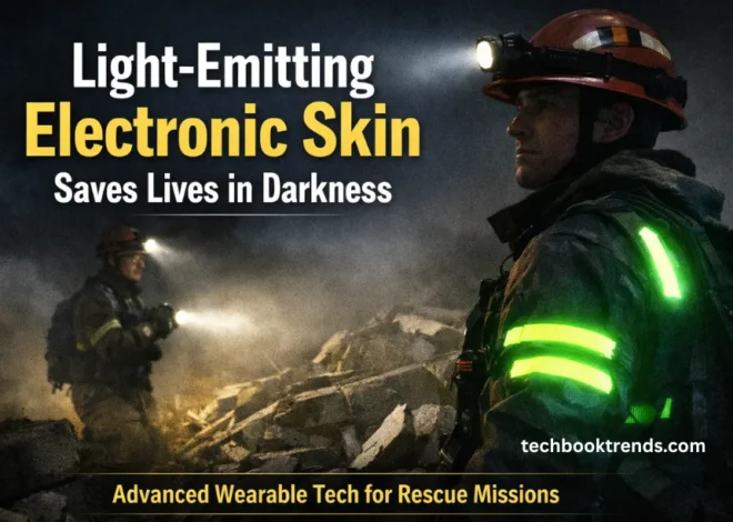 How Light-Emitting Electronic Skin Helps First Responders Save Lives in Darkness