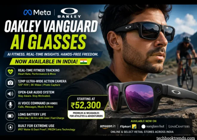 Meta Introduces Oakley Vanguard AI Athletic Glasses to the Indian Market: Cost, Availability & Fitness Features