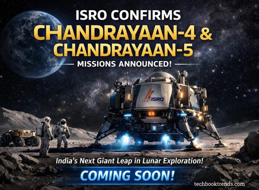 ISRO Confirms Chandrayaan-4 & Chandrayaan-5 Missions