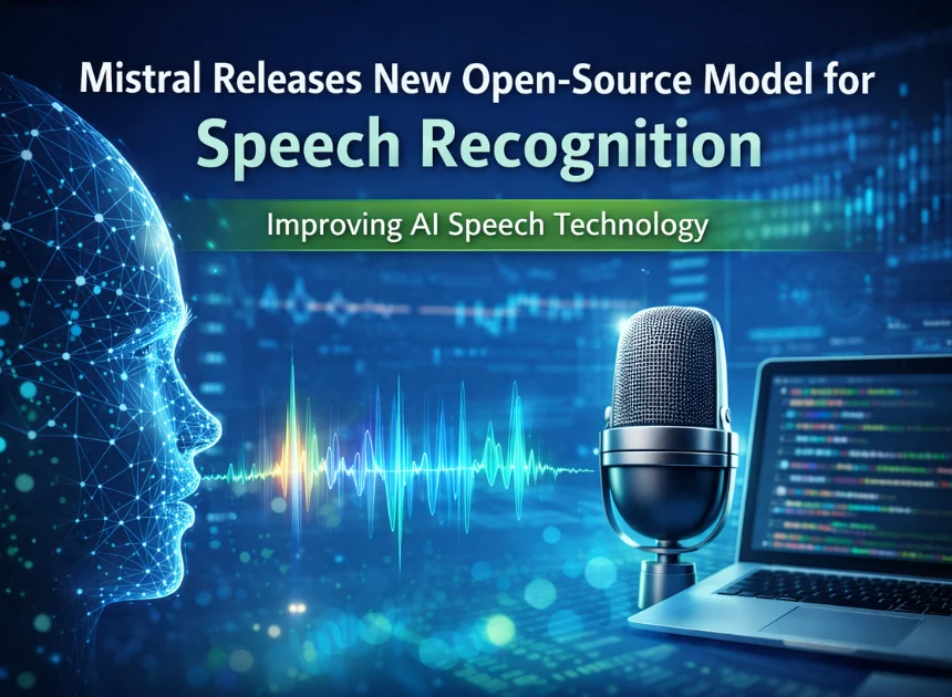 Mistral Releases New Open-Source Model for Speech Recognition