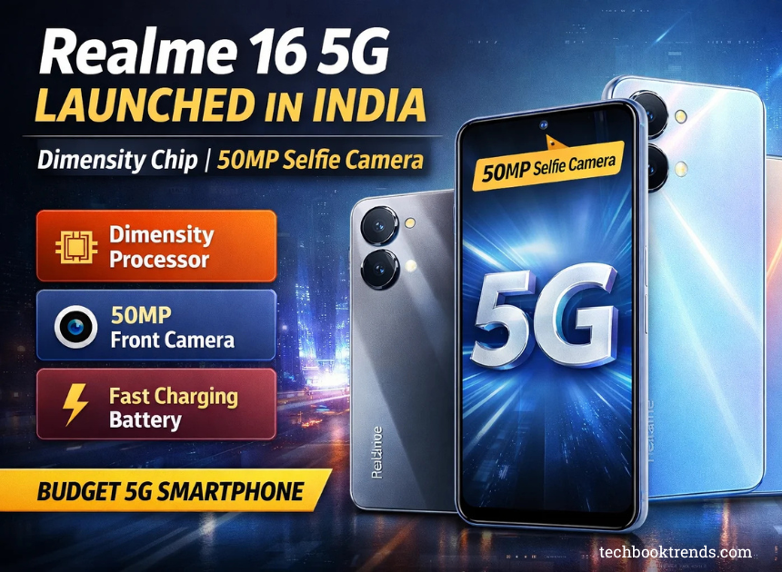 Realme 16 5G Launched in India with Dimensity Chip and 50MP Selfie Camera