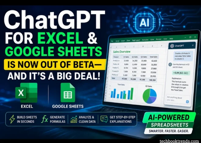 ChatGPT for Excel and Google Sheets Is Now Out of Beta—and It’s a Big Deal