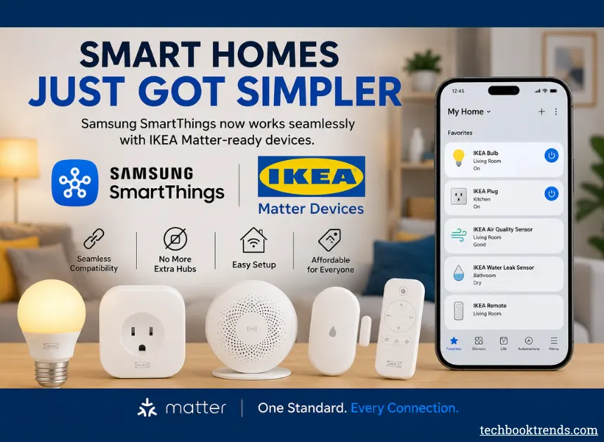 Samsung SmartThings Network Will Be Friends With IKEA’s Matter-Ready Devices 