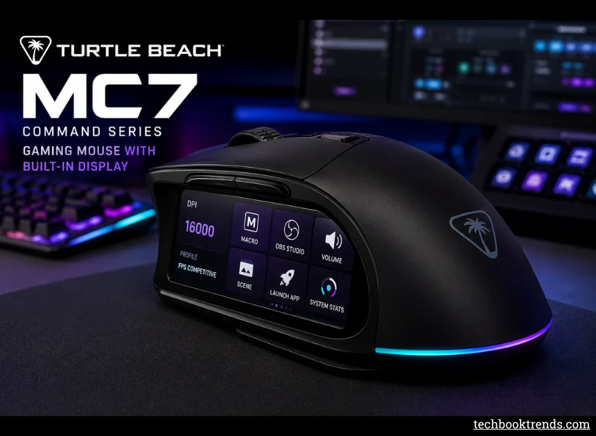 Turtle Beach Put a Controls Display on Its Command Series MC7 Gaming Mouse 