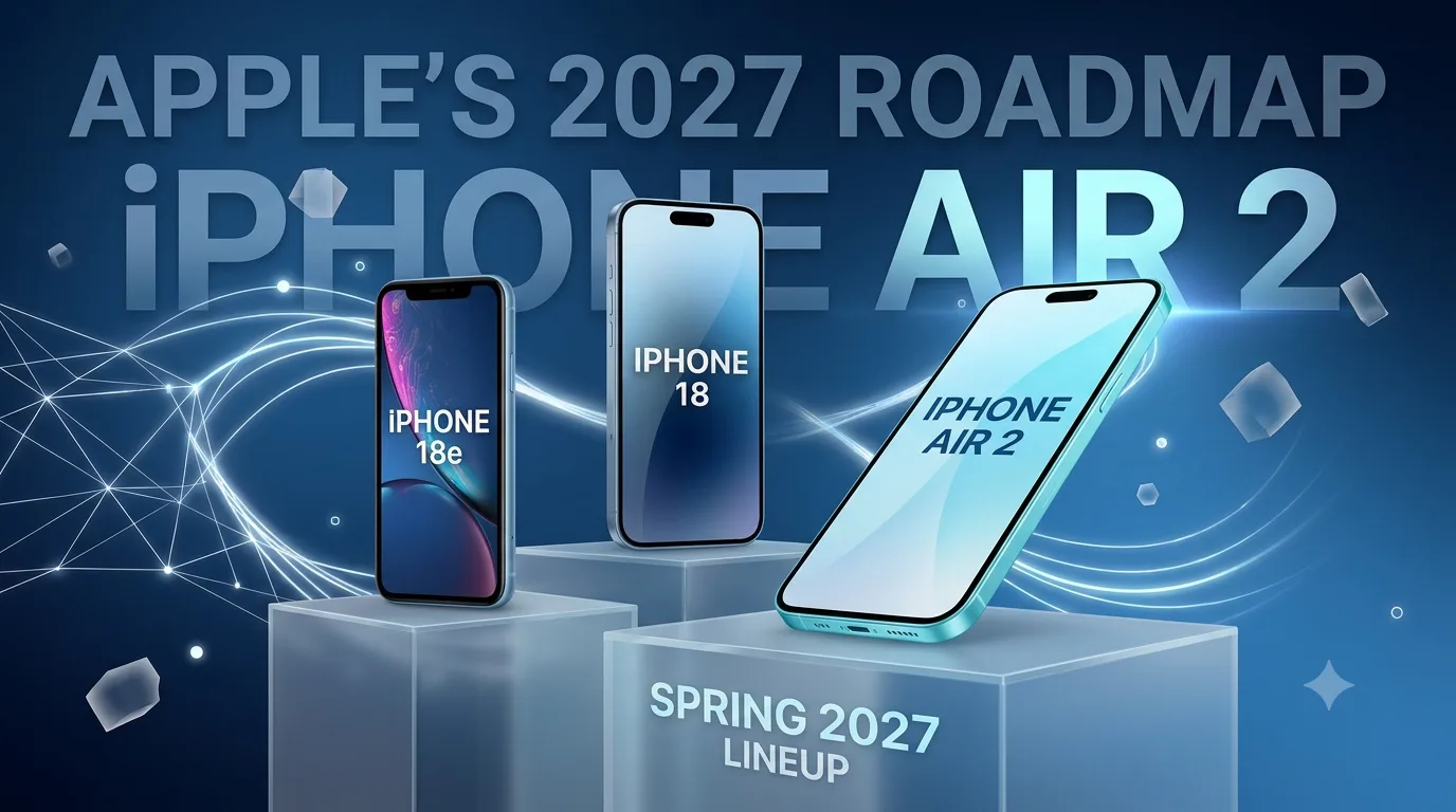 Leaked display schematic comparisons for iPhone 18 and thin iPhone Air 2